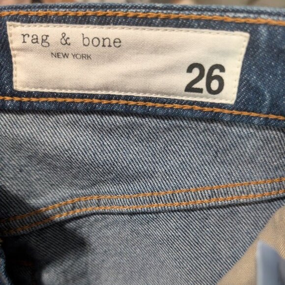 NWT rag & bone | Alex High-Rise Straight in Stowe Blue - Picture 10 of 10